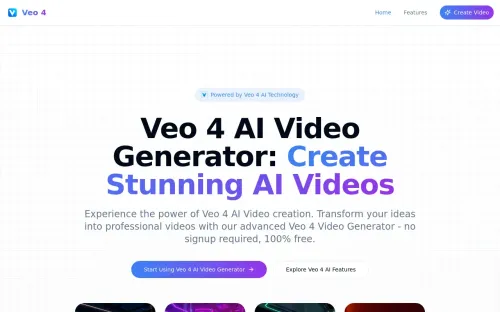 image of Veo 4 AI Video Generator