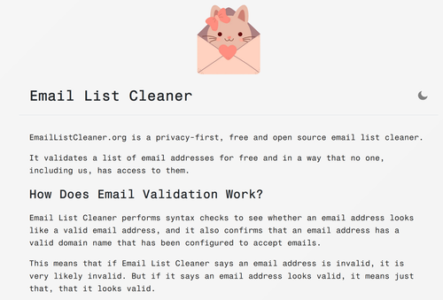 image of Email List Cleaner