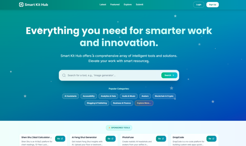 Hero image showcasing Smart Kit Hub design