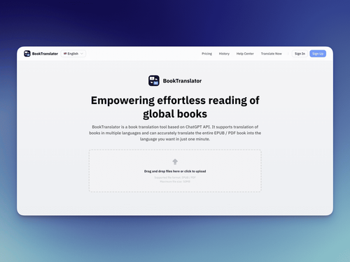 image of BookTranslator