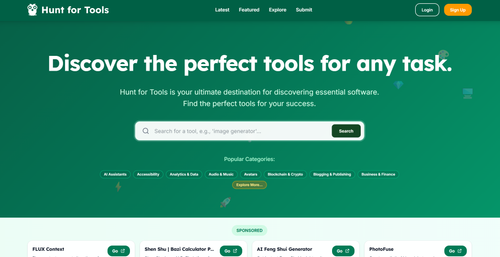 image of Hunt for Tools