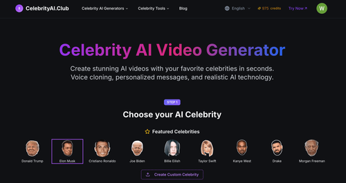 image of Celebrity AI