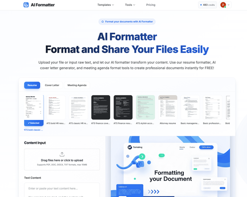 image of AI Formatter
