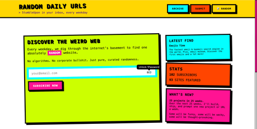 image of Random Daily Urls