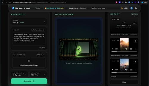 image of RSW Sora 2 AI Studio