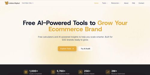 image of Golden Digital's Free D2C Marketing Tools