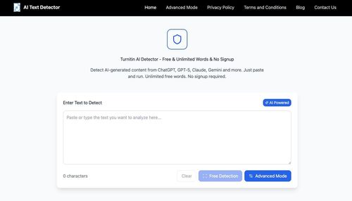 image of Turnitin AI Detector