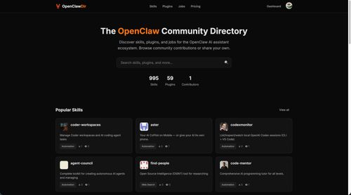 image of Open Claw Directory