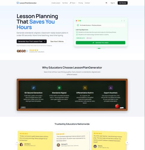 image of LessonPlanGenerator