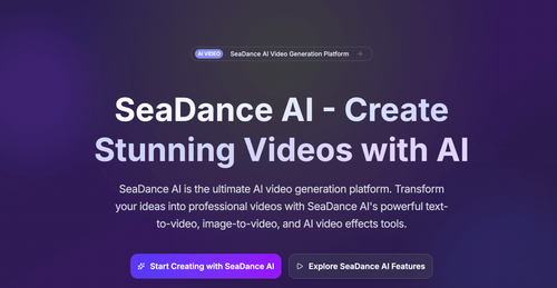 image of Seadance 2.0 AI Video Generator