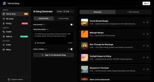 image of Text to Song