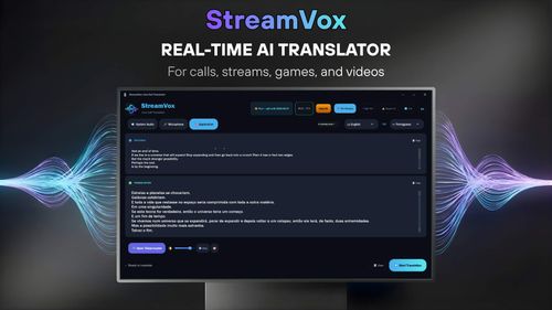 image of StreamVox - AI Live Translator