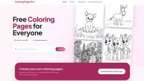 image of Coloring Pages Pro