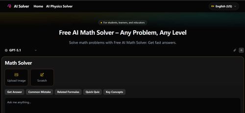 image of Free AI Math Solver – Any Problem, Any Level