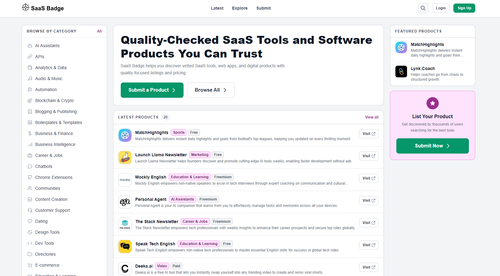 image of SaaS Badge