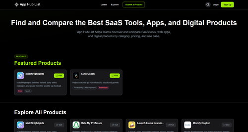 image of App Hub List