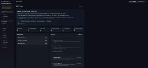 image of Game Server Backend