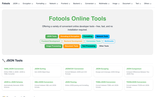 Fotools Online Tools logo