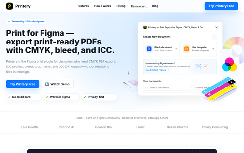 image of Printery - Print for Figma