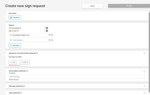 image of QuickSigner