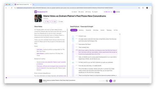 image of Readpodcast AI