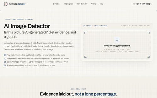 image of AI Image Detector