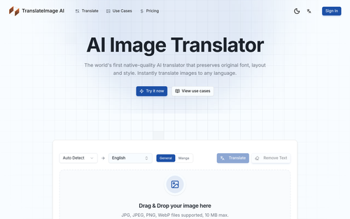 image of TranslateImage AI
