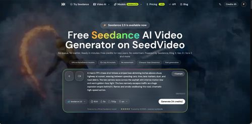 image of Seedance AI Video Generator