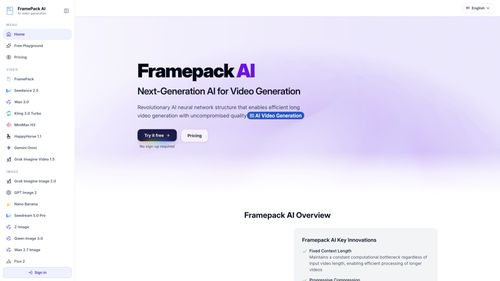 image of Framepack AI