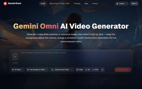 image of Gemini Omni