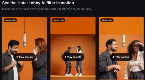 image of Hotel Lobby AI Filter