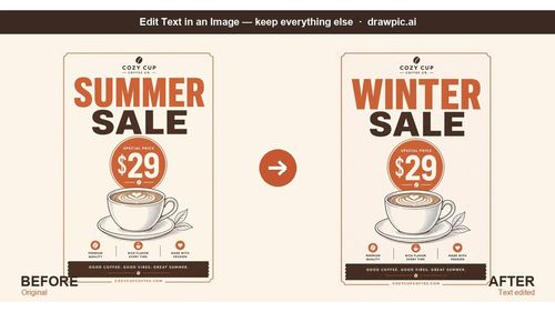 image of DrawPic Edit Text in Image
