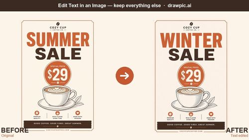 image of DrawPic Edit Text in Image